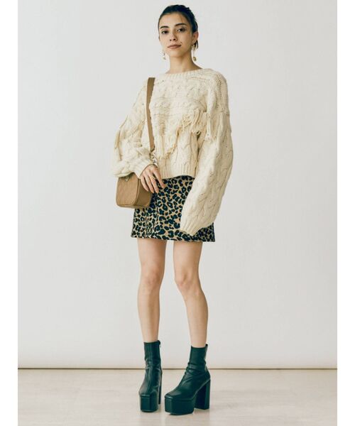 EVRIS（エヴリス）の「キルティングショルダーBAG（ショルダーバッグ・レディース・グリーン/ベージュ/アイボリー/ブラック・FREE）」の9枚目の写真