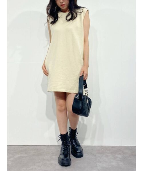 EVRIS（エヴリス）の「キルティングショルダーBAG（ショルダーバッグ・レディース・グリーン/ベージュ/アイボリー/ブラック・FREE）」の14枚目の写真