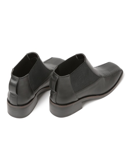 JEANASIS（ジーナシス）の「スワールモカサイドゴアブーツ/957487（ブーツ・レディース・ブラック/ブラウン・MEDIUM/LARGE）」の12枚目の写真