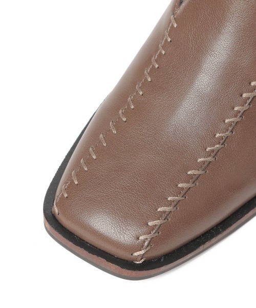 JEANASIS（ジーナシス）の「スワールモカサイドゴアブーツ/957487（ブーツ・レディース・ブラック/ブラウン・MEDIUM/LARGE）」の9枚目の写真