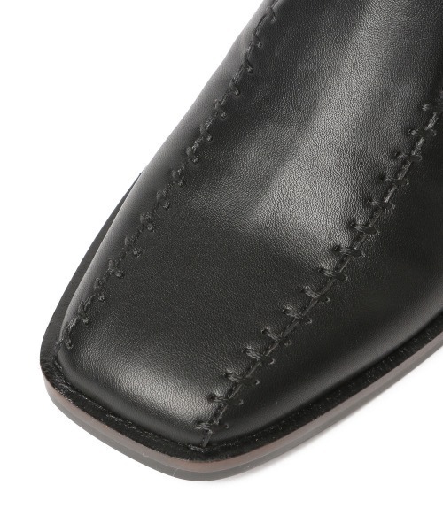 JEANASIS（ジーナシス）の「スワールモカサイドゴアブーツ/957487（ブーツ・レディース・ブラック/ブラウン・MEDIUM/LARGE）」の5枚目の写真