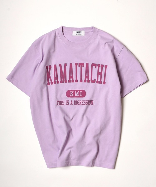 JOURNAL STANDARD（ジャーナルスタンダード）の「【かまいたち×JOURNAL STANDARD】COLLEGE LOGO Tシャツ（Tシャツ/カットソー・メンズ・ホワイト系その他/ネイビー/パープル/ホワイト/ベージュ/グリーン・LARGE/X-LARGE/MEDIUM）」の6枚目の写真