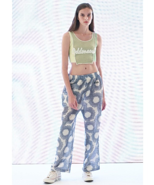 ODD ONE OUT/オッドワンアウト』Patch work damage top/パッチ