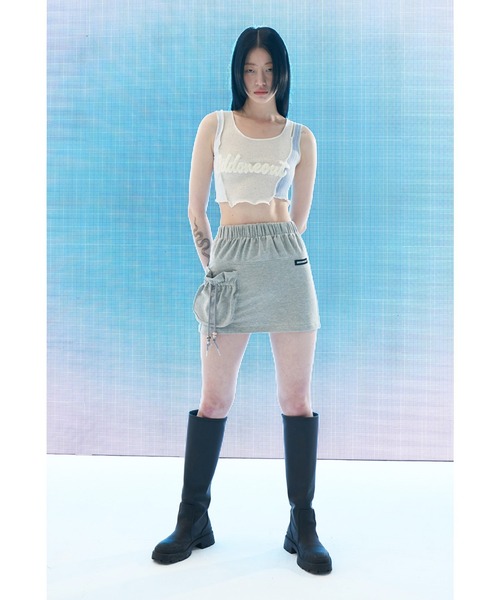 ODD ONE OUT/オッドワンアウト』Patch work damage top/パッチ