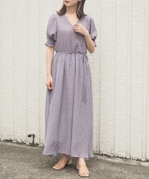 カシュクールワンピース