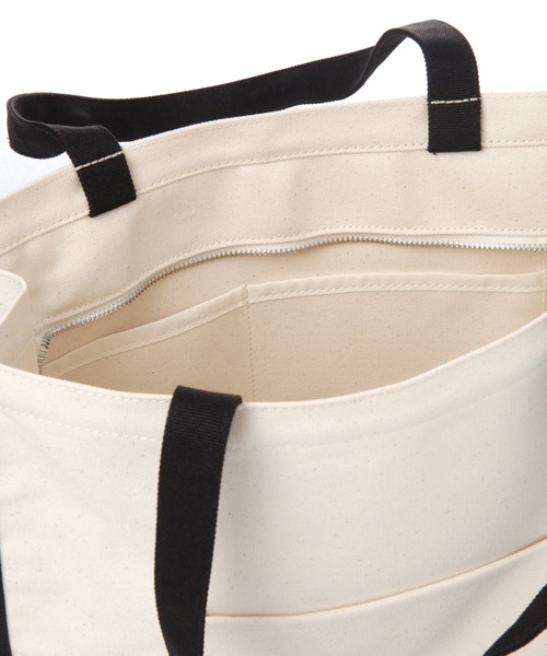 BAYFLOW（ベイフロー）の「WEB限定 ビッグスクエアトート（トートバッグ・レディース・ブラック/ベージュ・FREE）」の17枚目の写真