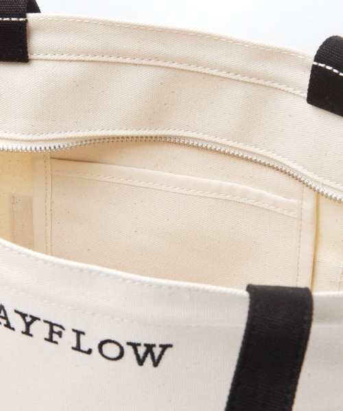 BAYFLOW（ベイフロー）の「WEB限定 ビッグスクエアトート（トートバッグ・レディース・ブラック/ベージュ・FREE）」の18枚目の写真