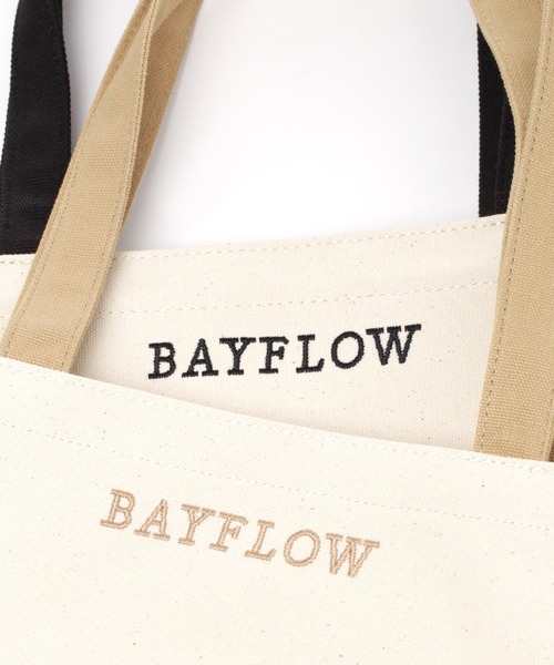 BAYFLOW（ベイフロー）の「WEB限定 ビッグスクエアトート（トートバッグ・レディース・ブラック/ベージュ・FREE）」の19枚目の写真