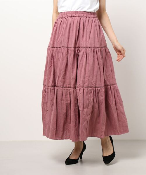 セール コットンレースティアード スカート スカート Ingni イング のファッション通販 Zozotown