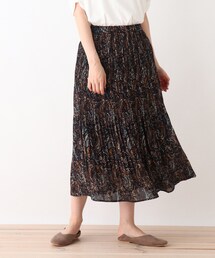 DRESKIP | ペイズリー柄プリ－ツスカート(スカート)