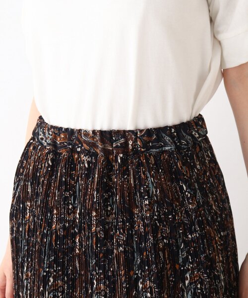 DRESKIP（ドレスキップ）の「◆ペイズリー柄プリ－ツスカート（スカート・レディース・ネイビー系/ベージュ系その他3/オレンジ系5・02/03）」の9枚目の写真