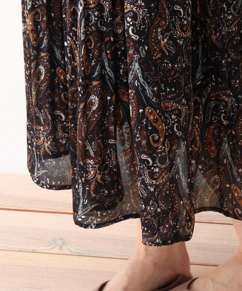 DRESKIP（ドレスキップ）の「◆ペイズリー柄プリ－ツスカート（スカート・レディース・ネイビー系/ベージュ系その他3/オレンジ系5・02/03）」の8枚目の写真