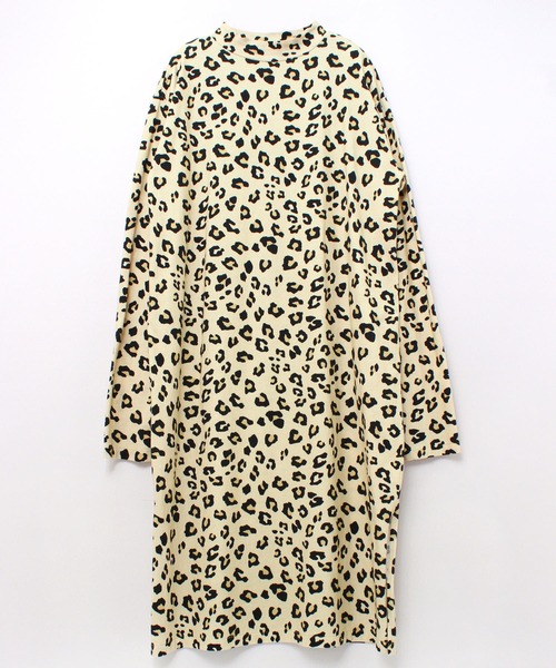 RNA（アールエヌエー）の「M1723 総柄ハイネックロングワンピース（ワンピース・レディース・ゼブラ/レオパード/その他・MEDIUM）」の2枚目の写真
