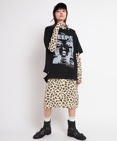 RNA（アールエヌエー）の「M1723 総柄ハイネックロングワンピース（ワンピース・レディース・ゼブラ/レオパード/その他・MEDIUM）」の17枚目の写真