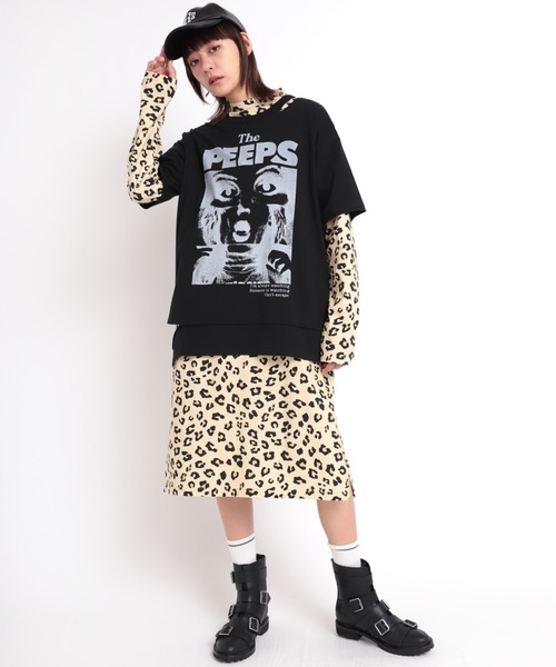 RNA（アールエヌエー）の「M1723 総柄ハイネックロングワンピース（ワンピース・レディース・ゼブラ/レオパード/その他・MEDIUM）」の13枚目の写真