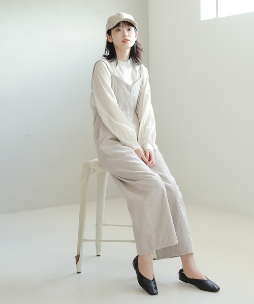 LAKOLE（ラコレ）の「コーデュロイサロペット / 218787（サロペット