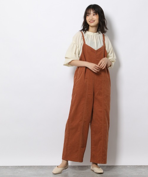 LAKOLE（ラコレ）の「コーデュロイサロペット / 218787（サロペット