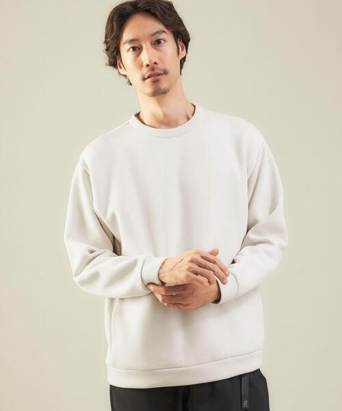green label relaxing(グリーンレーベルリラクシング)の「<green label relaxing>ソフト ダンボール クルーネック 長袖 プルオーバー(その他トップス・メンズ・ブラック/モカ/ライトグレー/ライトブルー・S/XL/L/M)」の3枚目の写真