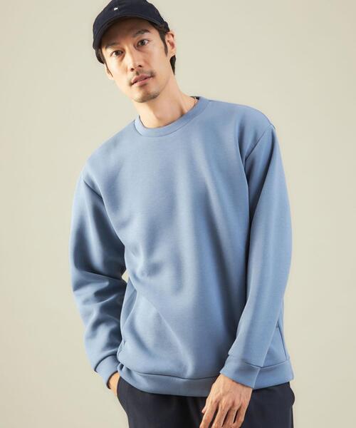 green label relaxing(グリーンレーベルリラクシング)の「<green label relaxing>ソフト ダンボール クルーネック 長袖 プルオーバー(その他トップス・メンズ・ブラック/モカ/ライトグレー/ライトブルー・S/XL/L/M)」の14枚目の写真