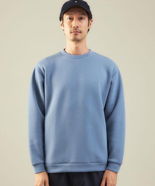 green label relaxing(グリーンレーベルリラクシング)の「<green label relaxing>ソフト ダンボール クルーネック 長袖 プルオーバー(その他トップス・メンズ・ブラック/モカ/ライトグレー/ライトブルー・S/XL/L/M)」の13枚目の写真