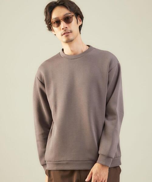 green label relaxing(グリーンレーベルリラクシング)の「<green label relaxing>ソフト ダンボール クルーネック 長袖 プルオーバー(その他トップス・メンズ・ブラック/モカ/ライトグレー/ライトブルー・S/XL/L/M)」の17枚目の写真