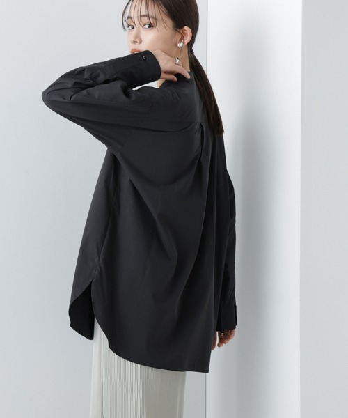 NANO universe(ナノユニバース)の「【WEB限定】ピンタックコットンシャツ(シャツ/ブラウス・レディース・ブラック/ホワイト/ベージュ・マルチサイズ)」の17枚目の写真