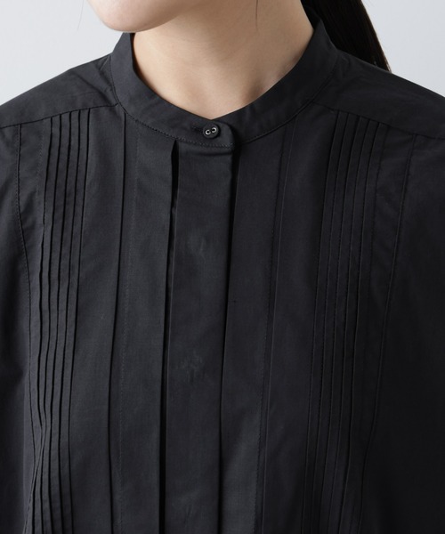 NANO universe(ナノユニバース)の「【WEB限定】ピンタックコットンシャツ(シャツ/ブラウス・レディース・ブラック/ホワイト/ベージュ・マルチサイズ)」の8枚目の写真