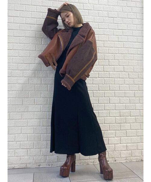 MURUA（ムルーア）の「ニュアンスマーメイドスカート（スカート・レディース・ブラック/ブラウン/その他1・1/2）」の19枚目の写真