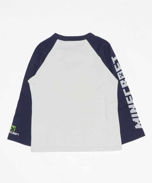 RUGGEDWORKS（ラゲッドワークス）の「《MINECRAFT》 マインクラフト ラグランロングＴ（Tシャツ/カットソー・キッズ・ネイビー/ライトブラウン・120/150/130/110/140）」の11枚目の写真