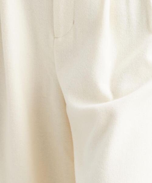 green label relaxing（グリーンレーベルリラクシング）の「ウォッシャブル フラノ ワイド パンツ（その他パンツ・レディース・ホワイト/ライトグレー/ブラウン/コバルトブルー・44/40/38/42/36/34）」の13枚目の写真