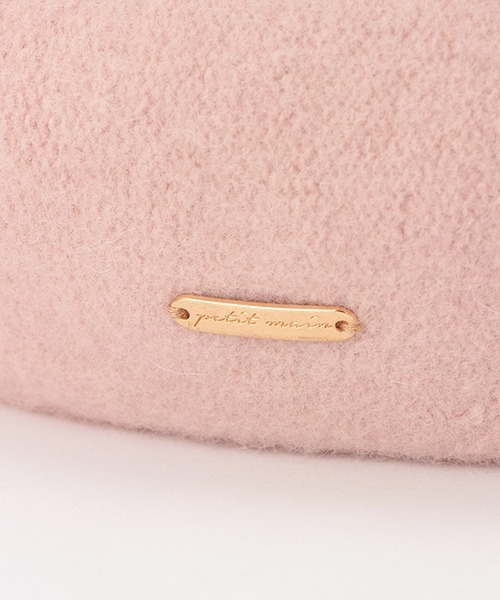 petit main（プティマイン）の「ベレー帽（ハンチング/ベレー帽・キッズ・ライトピンク/モカ/ブラック・54cm/52cm/50cm）」の13枚目の写真