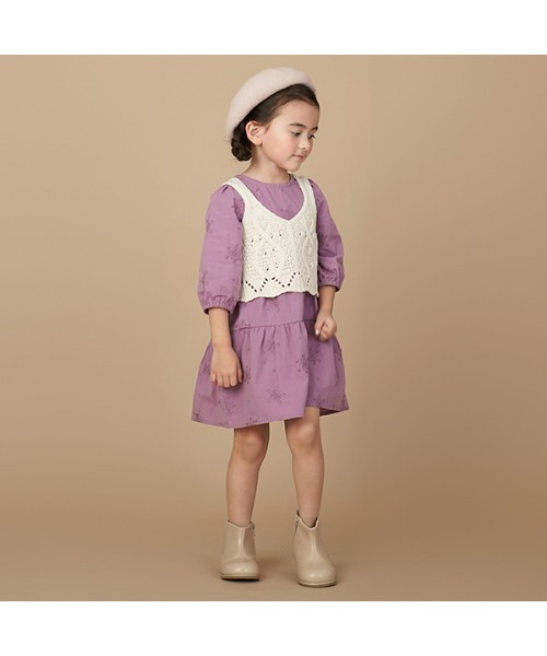 petit main（プティマイン）の「ベレー帽（ハンチング/ベレー帽・キッズ・ライトピンク/モカ/ブラック・54cm/52cm/50cm）」の21枚目の写真