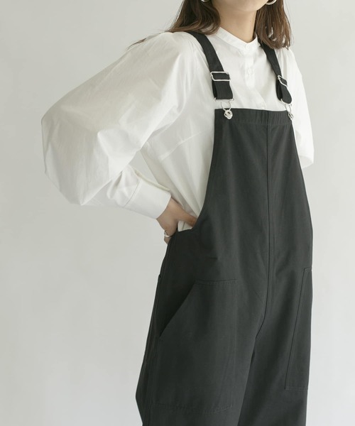 KBF（ケイビーエフ）の「ワイドオーバーオール（サロペット/オーバーオール・レディース・ブラック/グレー/グリーン系その他・ONE）」の7枚目の写真