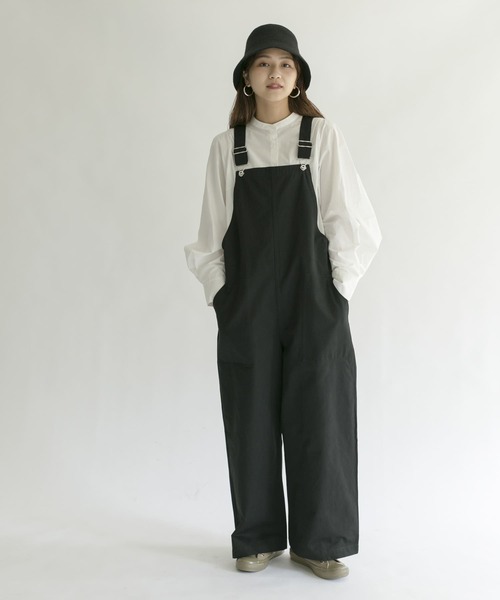 KBF（ケイビーエフ）の「ワイドオーバーオール（サロペット/オーバーオール・レディース・ブラック/グレー/グリーン系その他・ONE）」の5枚目の写真