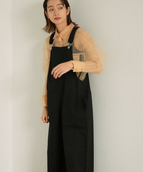 KBF（ケイビーエフ）の「ワイドオーバーオール（サロペット/オーバーオール・レディース・ブラック/グレー/グリーン系その他・ONE）」の20枚目の写真