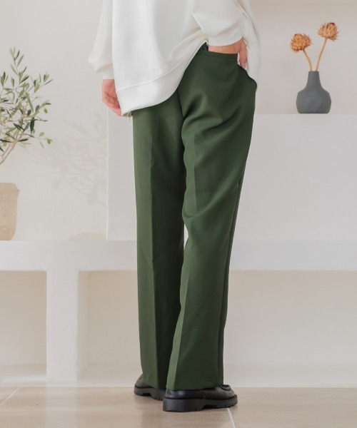 improves（インプローブス）の「ストレッチ カラー フレアーパンツ（スラックス・メンズ・ブラック/ブラウン/オフホワイト/ブルー/グリーン・MEDIUM/LARGE）」の8枚目の写真