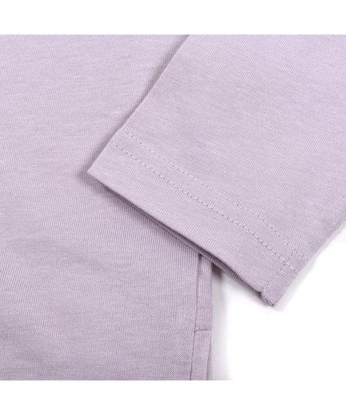 SLAP SLIP(スラップスリップ)の「SLAPSLIP/裾フリル長袖Tシャツ(80~130cm)(Tシャツ/カットソー・キッズ・オフホワイト/ピンク・90/100/110/120/80/130)」の7枚目の写真
