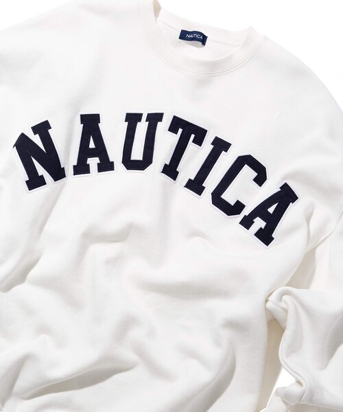 NAUTICA(ノーティカ)の「NAUTICA/ノーティカ Arch Logo Crewneck Sweatshirt/アーチロゴクルーネックスウェットシャツ(スウェット・メンズ・ネイビー/グレー/ホワイト/グリーン・MEDIUM/XX-LARGE/X-LARGE/LARGE/SMALL)」の19枚目の写真