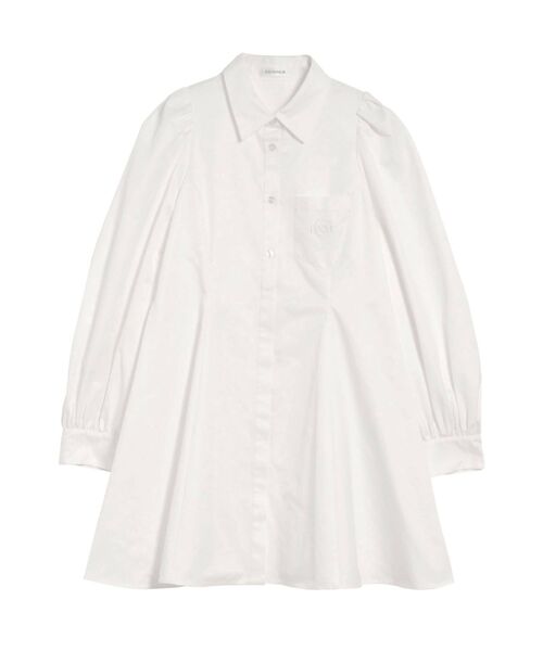 CALNAMUR（カルナムール）の「シャツワンピース（ワンピース・レディース・ホワイト/ベージュ・FREE）」の21枚目の写真