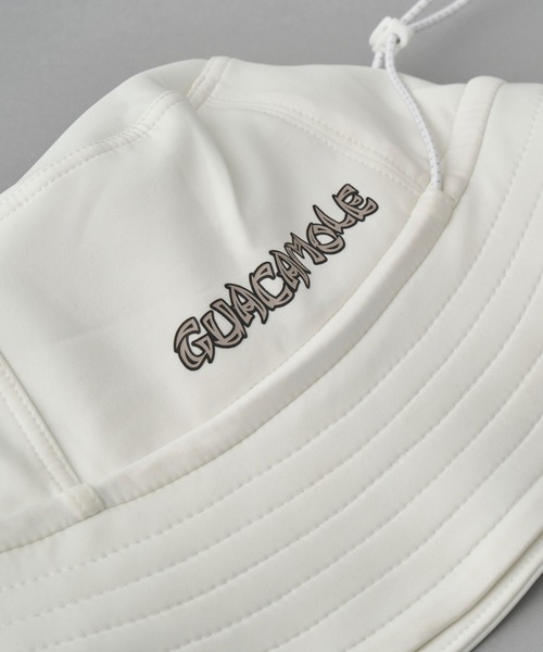 GUACAMOLE（ガカモレ）の「GUACAMOLE Functional stretch bucket hat/LOGO print（ハット・レディース・ホワイト/ブラック・FREE）」の22枚目の写真