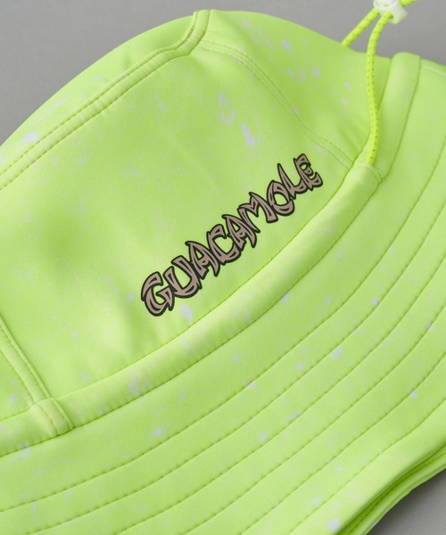 GUACAMOLE（ガカモレ）の「GUACAMOLE Functional stretch bucket hat/LOGO print（ハット・レディース・ホワイト/ブラック・FREE）」の6枚目の写真