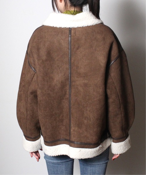 one way（ワンウェイ）の「【oneway】B3ジャケット（その他アウター・レディース・ベージュ/アイボリー/ライトブラウン/ブラック・FREE）」の10枚目の写真