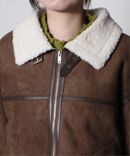 one way（ワンウェイ）の「【oneway】B3ジャケット（その他アウター・レディース・ベージュ/アイボリー/ライトブラウン/ブラック・FREE）」の11枚目の写真