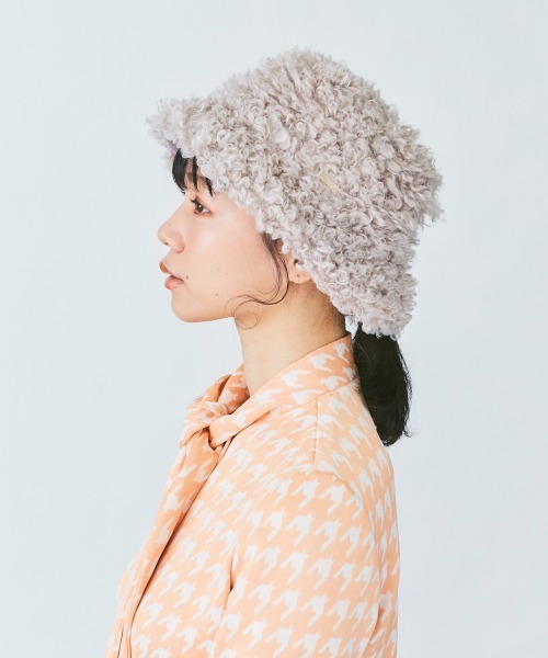 kaorinomori（カオリノモリ）の「カオリノモリ　フィンハット（ハット・レディース・グレー/ホワイト・57cm）」の14枚目の写真