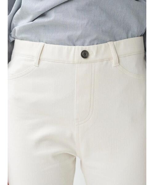 earth music&ecology（アースミュージックアンドエコロジー）の「ストレッチレギンスパンツ ＊（その他パンツ・レディース・カーキ/オフホワイト/ブラック/グレイッシュベージュ・M/L/S）」の13枚目の写真