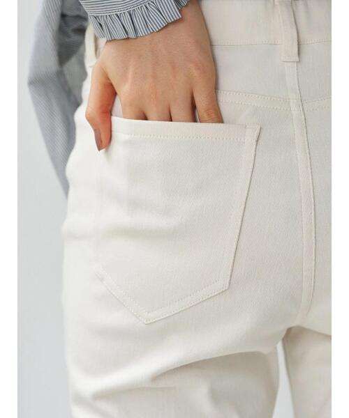 earth music&ecology（アースミュージックアンドエコロジー）の「ストレッチレギンスパンツ ＊（その他パンツ・レディース・カーキ/オフホワイト/ブラック/グレイッシュベージュ・M/L/S）」の17枚目の写真