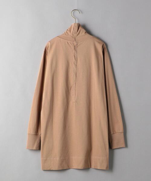 BEAUTY&YOUTH UNITED ARROWS（ビューティーアンドユースユナイテッドアローズ）の「BY コットン天竺 バックボタン タートルネックプルオーバー（Tシャツ/カットソー・レディース・ホワイト/ブラック/ベージュ・FREE）」の19枚目の写真