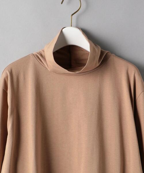 BEAUTY&YOUTH UNITED ARROWS（ビューティーアンドユースユナイテッドアローズ）の「BY コットン天竺 バックボタン タートルネックプルオーバー（Tシャツ/カットソー・レディース・ホワイト/ブラック/ベージュ・FREE）」の20枚目の写真