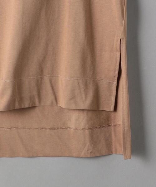 BEAUTY&YOUTH UNITED ARROWS（ビューティーアンドユースユナイテッドアローズ）の「BY コットン天竺 バックボタン タートルネックプルオーバー（Tシャツ/カットソー・レディース・ホワイト/ブラック/ベージュ・FREE）」の22枚目の写真