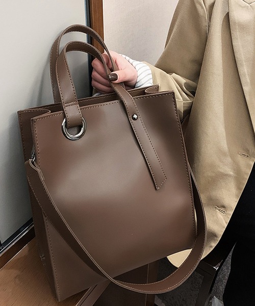 SMILE ORCHID(スマイルオーキッド)の「2wayハンドバッグ&ショルダーバッグ(ショルダーバッグ・レディース・ブラック/ダークブラウン/ベージュ・FREE)」の3枚目の写真